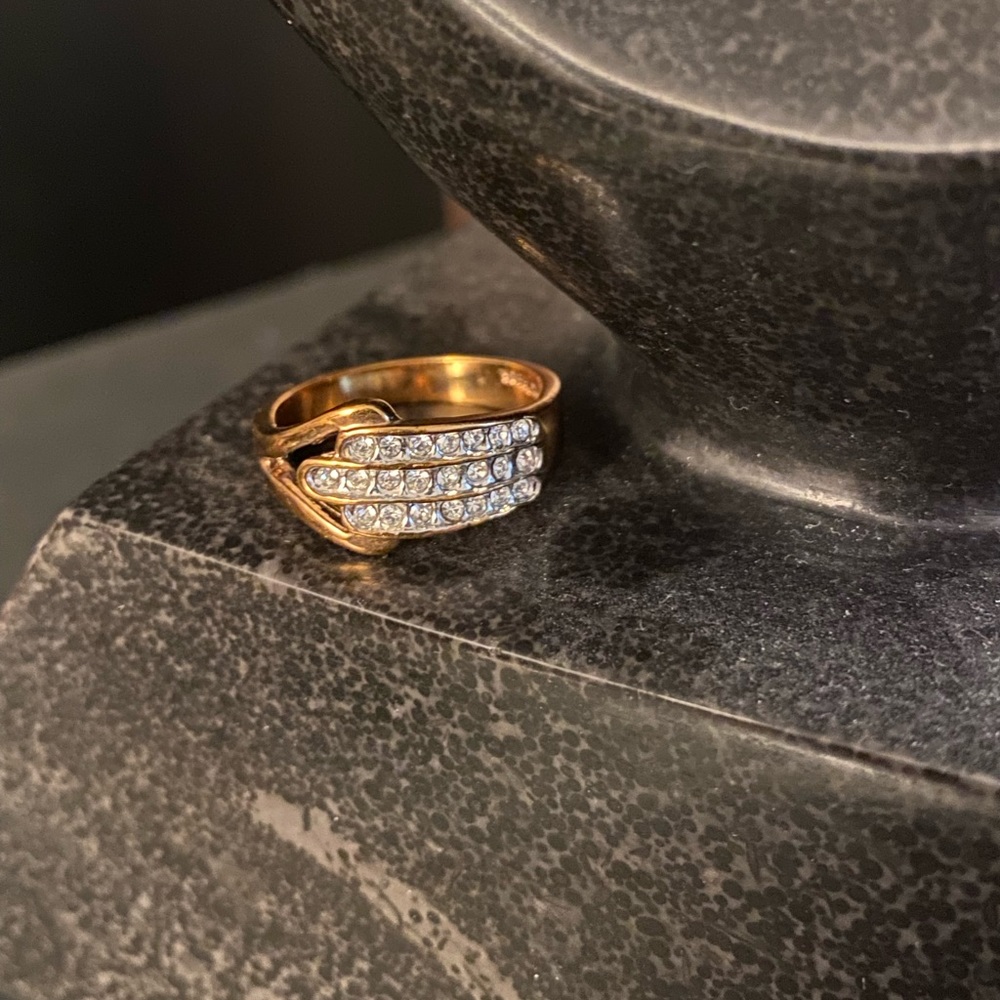 Gold Electroplate Ring, Brand New